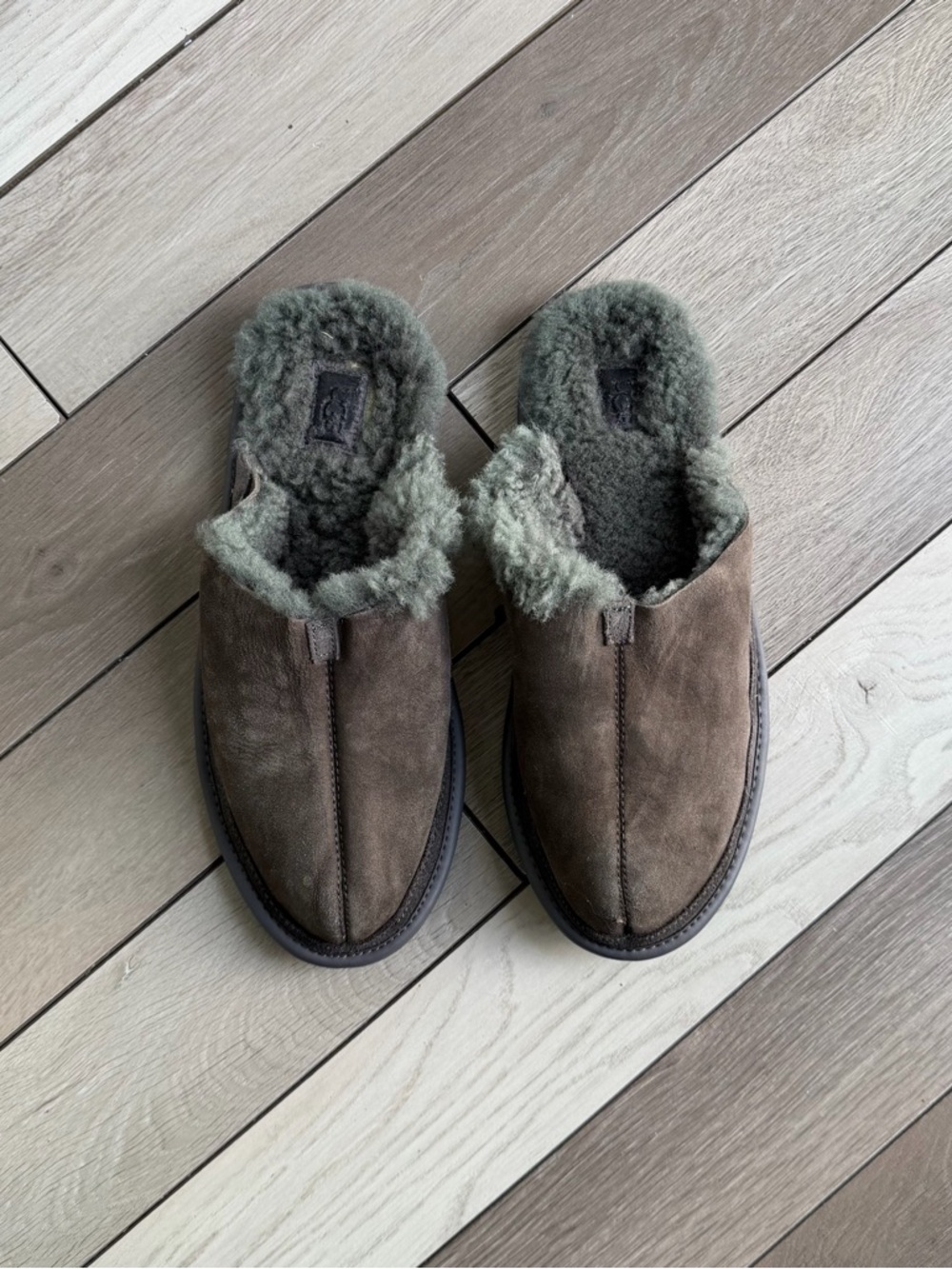 UGG Hyde Scuff Suede Winter Men’s Slippers
